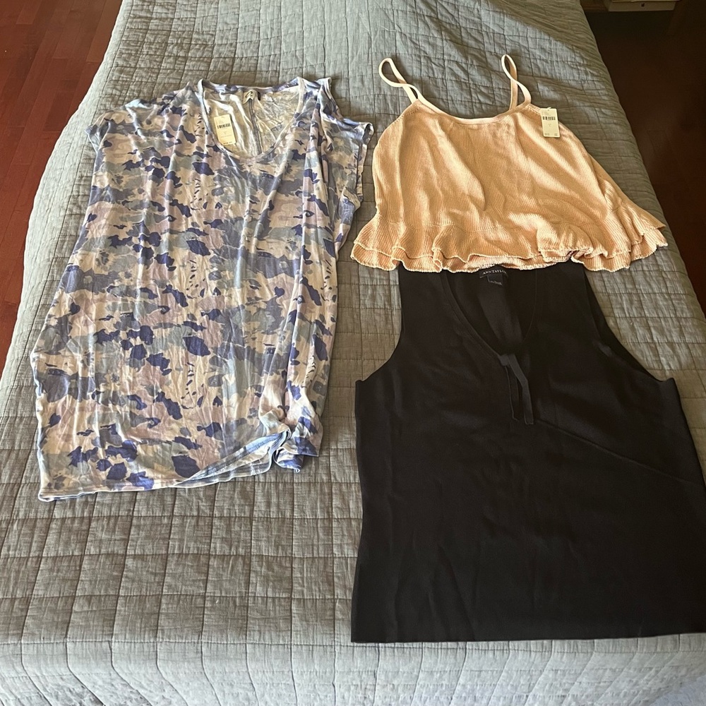 Anthropologie and Ann Taylor top bundle NWT!!!!